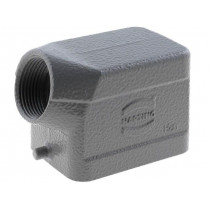 19300061541; Enclosure: for HDC connectors; Han B; size 6B; for cable; angled; HARTING