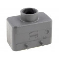 19300101421; Enclosure: for HDC connectors; Han B; size 10B; for cable; M25; HARTING