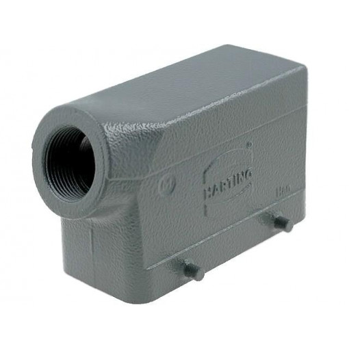 19300161521; Enclosure: for HDC connectors; Han B; size 16B; for cable; angled; HARTING