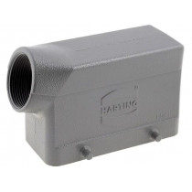 19300161522; Enclosure: for HDC connectors; Han B; size 16B; for cable; angled; HARTING