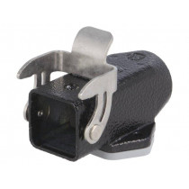 19370031250; Enclosure: for HDC connectors; Han M; size 24B; with latch; side; HARTING