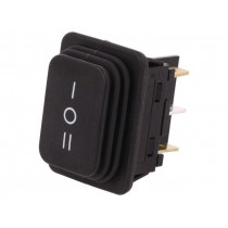 1939.3119; ROCKER; DP3T; Pos: 3; ON-OFF-ON; 14A/250VAC; black; none; 100mΩ; Marquardt