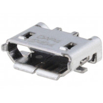 1981568-1; Socket; USB B micro; on PCBs; SMT; PIN: 5; horizontal; TE Connectivity