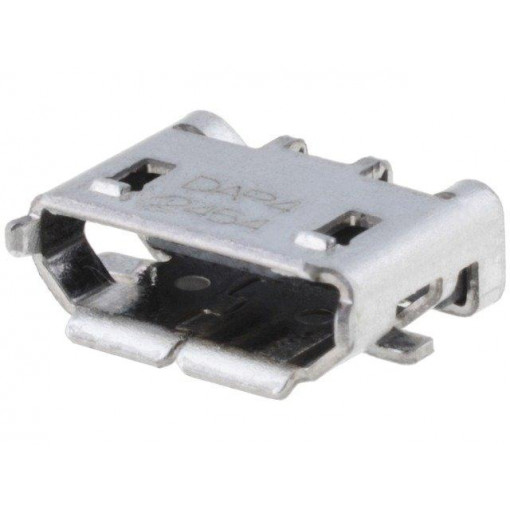 1981568-1; Socket; USB B micro; on PCBs; SMT; PIN: 5; horizontal; TE Connectivity