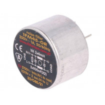 1FM45-0R; Filter: anti-interference; 250VAC; 100nF; 4mH; THT; 500mA; FILTERCON 1FM45-0R; Filter: anti-interference; 250VAC; 100nF; 4mH; THT; 500mA; FILTERCON