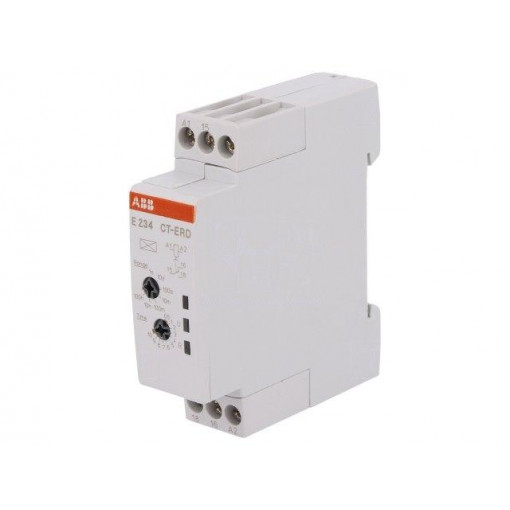 1SVR500100R0000; Timer; 0,05s÷100h; SPDT; 250VAC/5A; 24÷240VAC; 24÷48VDC; DIN; IP20; ABB 1SVR500100R0000; Timer; 0,05s÷100h; SPDT; 250VAC/5A; 24÷240VAC; 24÷48VDC; DIN; IP20; ABB