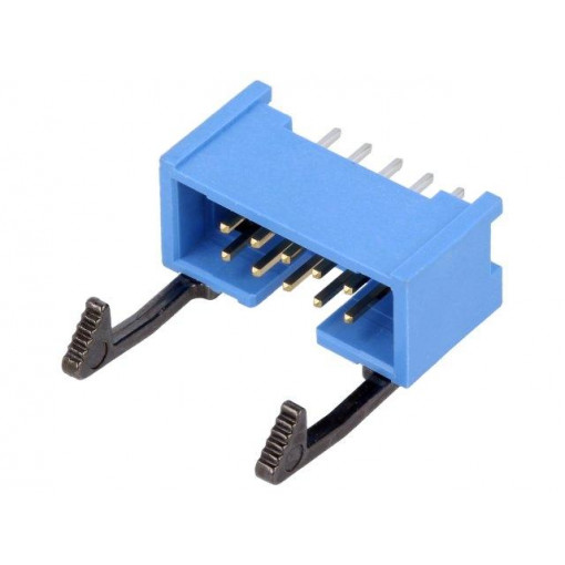 2-1761606-3; Socket; IDC; male; PIN: 10; straight; THT; gold-plated; 2.54mm; TE Connectivity