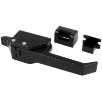 2.533.001; Lock; zinc and aluminium alloy; black finish; 124.6mm; ROZTOCZE