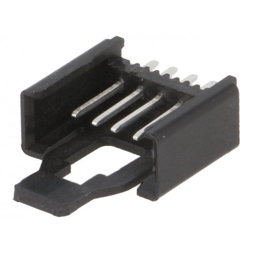 2,5 MSF 05; Wire-board; socket; male; Minimodul; 2.5mm; PIN: 5; THT; on PCBs; 5A; LUMBERG