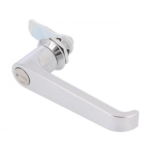 2.L18.001-18; Lock; zinc and aluminium alloy; 18mm; chromium; Key code: 1333; ROZTOCZE