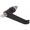2.L30.002-30; Lock; zinc and aluminium alloy; 30mm; black finish; ROZTOCZE