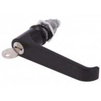 2.L30.002-30; Lock; zinc and aluminium alloy; 30mm; black finish; ROZTOCZE