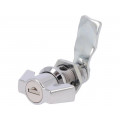 2.PM30.001-33; Lock; zinc and aluminium alloy; 33mm; chromium; Key code: 1333; ROZTOCZE