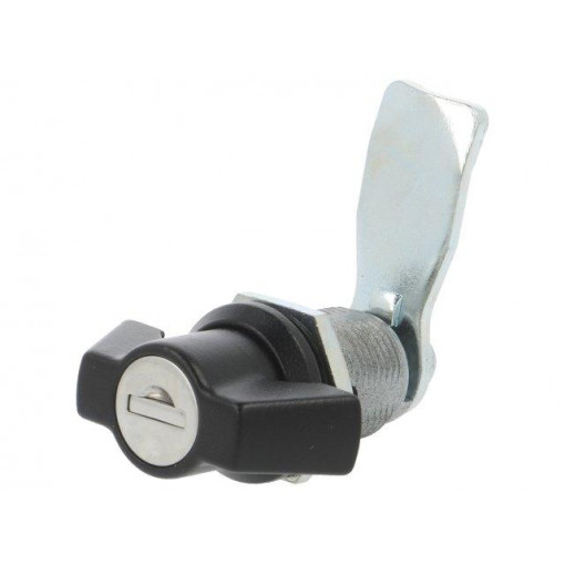 2.PM30.002-30; Lock; zinc and aluminium alloy; 30mm; black finish; Kit: 2 keys; ROZTOCZE