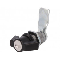 2.PM30.002-33; Lock; zinc and aluminium alloy; 33mm; black finish; Kit: 2 keys; ROZTOCZE