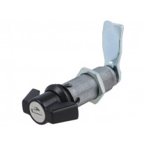 2.PM60.002-60; Lock; zinc and aluminium alloy; 60mm; black finish; Kit: 2 keys; ROZTOCZE