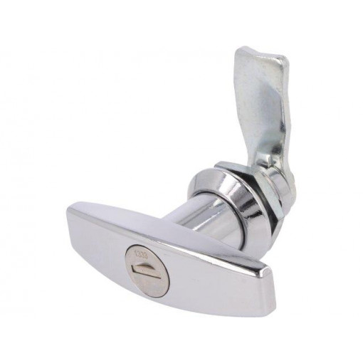 2.T18.001-18; Lock; zinc and aluminium alloy; 18mm; chromium; Key code: 1333; ROZTOCZE