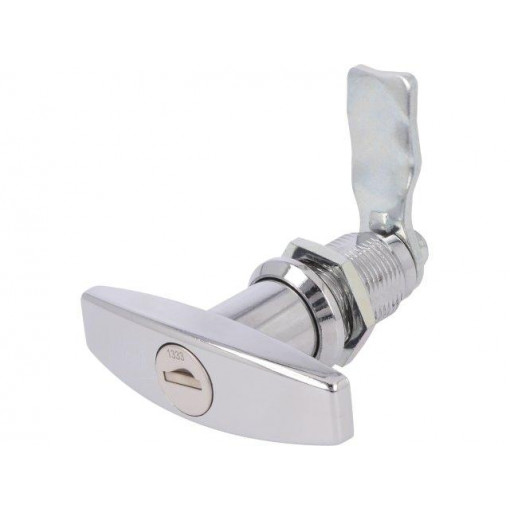 2.T30.001-33; Lock; zinc and aluminium alloy; 33mm; chromium; Key code: 1333; ROZTOCZE