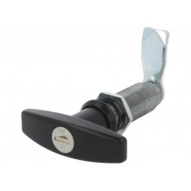 2.T60.002-60; Lock; zinc and aluminium alloy; 60mm; black finish; Kit: 2 keys; ROZTOCZE