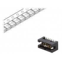 20021221-00012C4LF; Socket; IDC; Minitek127; male; PIN: 12; vertical; 1.27mm; SMT; 2x6; AMPHENOL