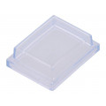 203.201.011; Cover; IP64; Mat: PVC; Shape: rectangular; 36x28x10.6mm; Marquardt