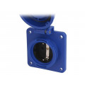 20352-8B; Connector: AC supply; female; socket; 2P+PE; 250VAC; 16A; blue; PCE 20352-8B; Connector: AC supply; female; socket; 2P+PE; 250VAC; 16A; blue; PCE