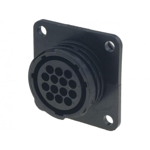 206043-1; Socket; female; PIN: 14; w/o contacts; CPC Series 1; Case: size 17; TE Connectivity