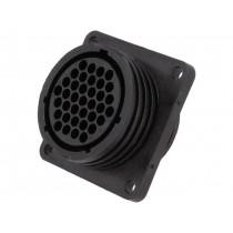 206306-1; Socket; female; PIN: 37; w/o contacts; CPC Series 1; Case: size 23; TE Connectivity