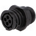 206430-2; Plug; female; PIN: 4; w/o contacts; CPC Series 1; for cable; TE Connectivity