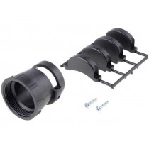 206512-5; Cable hood and fastener; CPC; Case: size 23; 28.6mm; straight; TE Connectivity