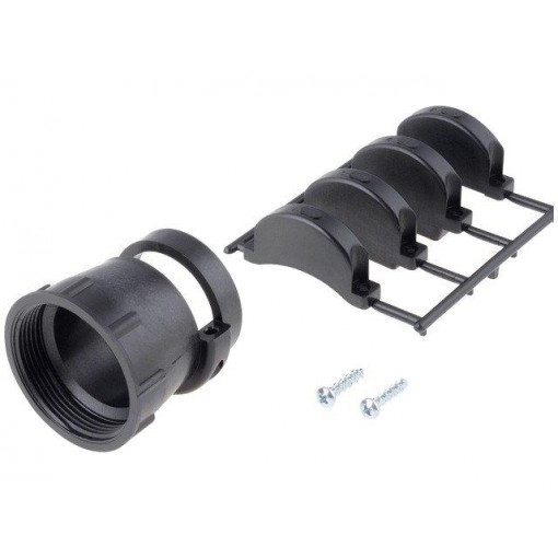 206512-5; Cable hood and fastener; CPC; Case: size 23; 28.6mm; straight; TE Connectivity