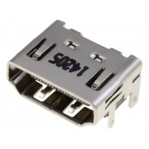 206A-SEAN-R03; Connector: HDMI; socket; PIN: 19; gold-plated; angled 90°; SMT; ATTEND 206A-SEAN-R03; Connector: HDMI; socket; PIN: 19; gold-plated; angled 90°; SMT; ATTEND