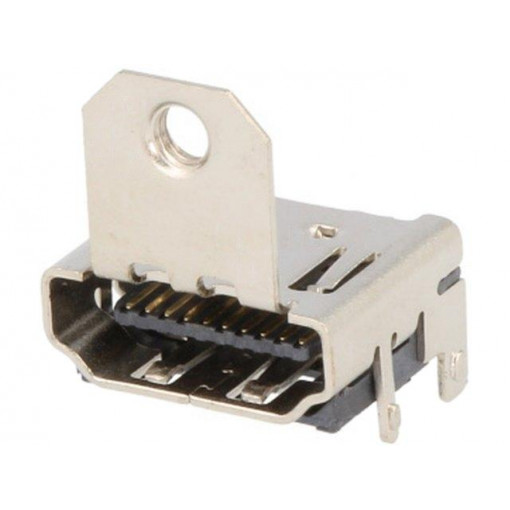 206B-SEAN-R01; Connector: HDMI; socket; with holder; PIN: 19; gold-plated; SMT; ATTEND 206B-SEAN-R01; Connector: HDMI; socket; with holder; PIN: 19; gold-plated; SMT; ATTEND
