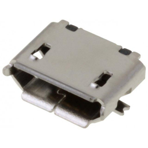 207A-BBA0-R; Socket; USB B micro; SMT; PIN: 5; USB 2.0; gold-plated; ATTEND