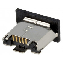 207F-BA00; Socket; USB B micro; SMT; PIN: 5; USB 2.0; gold-plated; ATTEND
