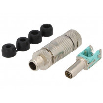 20820050002; Plug; M12; PIN: 8; male; X code-ProfiNET; Series: preLink; HARTING