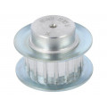 21 AT5   16-200ZA; Belt pulley; AT5; W: 10mm; whell width: 21mm; Ø: 24.2mm; aluminium; OPTIBELT 21 AT5   16-200ZA; Belt pulley; AT5; W: 10mm; whell width: 21mm; Ø: 24.2mm; aluminium; OPTIBELT