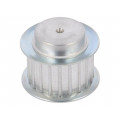 21 AT5   20-200ZA; Belt pulley; AT5; W: 10mm; whell width: 21mm; Ø: 30.6mm; aluminium; OPTIBELT 21 AT5   20-200ZA; Belt pulley; AT5; W: 10mm; whell width: 21mm; Ø: 30.6mm; aluminium; OPTIBELT