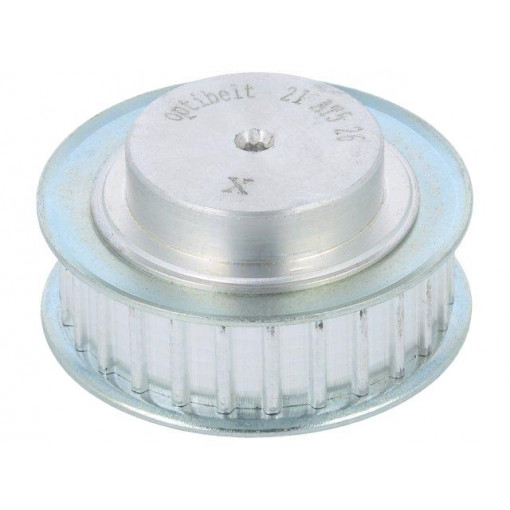 21 AT5   26-200ZA; Belt pulley; AT5; W: 10mm; whell width: 21mm; Ø: 40.2mm; aluminium; OPTIBELT