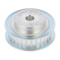 21 AT5   27-200ZA; Belt pulley; AT5; W: 10mm; whell width: 21mm; Ø: 41.8mm; aluminium; OPTIBELT 21 AT5   27-200ZA; Belt pulley; AT5; W: 10mm; whell width: 21mm; Ø: 41.8mm; aluminium; OPTIBELT