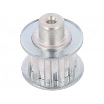 21 T5   10-200ZA; Belt pulley; T5; W: 10mm; whell width: 21mm; Ø: 15.05mm; aluminium; OPTIBELT 21 T5   10-200ZA; Belt pulley; T5; W: 10mm; whell width: 21mm; Ø: 15.05mm; aluminium; OPTIBELT