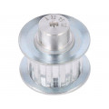 21 T5   12-200ZA; Belt pulley; T5; W: 10mm; whell width: 21mm; Ø: 18.25mm; aluminium; OPTIBELT 21 T5   12-200ZA; Belt pulley; T5; W: 10mm; whell width: 21mm; Ø: 18.25mm; aluminium; OPTIBELT
