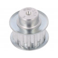 21 T5   14-200ZA; Belt pulley; T5; W: 10mm; whell width: 21mm; Ø: 21.45mm; aluminium; OPTIBELT 21 T5   14-200ZA; Belt pulley; T5; W: 10mm; whell width: 21mm; Ø: 21.45mm; aluminium; OPTIBELT