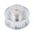 21 T5   18-200ZA; Belt pulley; T5; W: 10mm; whell width: 21mm; Ø: 27.8mm; aluminium; OPTIBELT 21 T5   18-200ZA; Belt pulley; T5; W: 10mm; whell width: 21mm; Ø: 27.8mm; aluminium; OPTIBELT