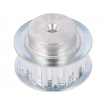 21 T5   18-200ZA; Belt pulley; T5; W: 10mm; whell width: 21mm; Ø: 27.8mm; aluminium; OPTIBELT