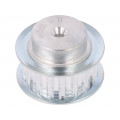 21 T5   19-200ZA; Belt pulley; T5; W: 10mm; whell width: 21mm; Ø: 29.4mm; aluminium; OPTIBELT 21 T5   19-200ZA; Belt pulley; T5; W: 10mm; whell width: 21mm; Ø: 29.4mm; aluminium; OPTIBELT