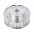 21 T5   24-200ZA; Belt pulley; T5; W: 10mm; whell width: 21mm; Ø: 37.4mm; aluminium; OPTIBELT 21 T5   24-200ZA; Belt pulley; T5; W: 10mm; whell width: 21mm; Ø: 37.4mm; aluminium; OPTIBELT
