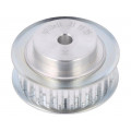 21 T5   25-200ZA; Belt pulley; T5; W: 10mm; whell width: 21mm; Ø: 39mm; aluminium; ZRS; OPTIBELT 21 T5   25-200ZA; Belt pulley; T5; W: 10mm; whell width: 21mm; Ø: 39mm; aluminium; ZRS; OPTIBELT