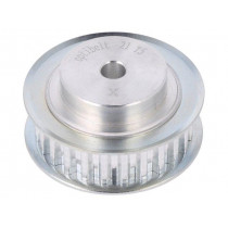 21 T5   28-200ZA; Belt pulley; T5; W: 10mm; whell width: 21mm; Ø: 43.75mm; aluminium; OPTIBELT