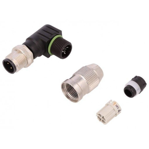 21011405081; Plug; M12; PIN: 4; male; A code-DeviceNet / CANopen; for cable; HARTING